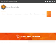 Tablet Screenshot of iversondental-labs.com